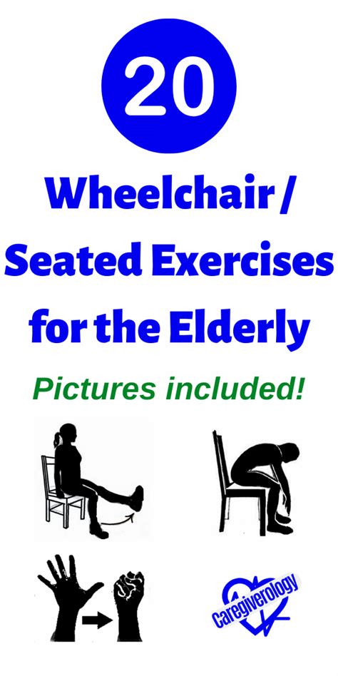 20 Wheelchair Seated Exercises For The Elderly Caregiverology