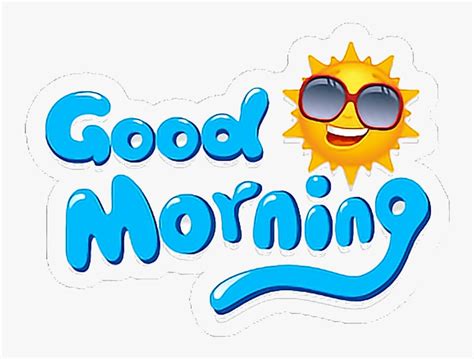 Good Morning Goodmorning Buenosdias Stickers Clipart Hd Png Download