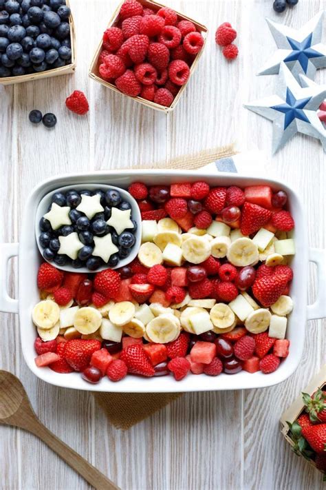 5 Showstopper Red White And Blue Fruit Salads Two Healthy Kitchens
