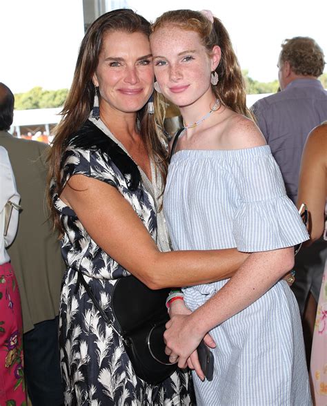 Her Mini Me Brooke Shields And Lookalike Daughter Grier 12 Have A