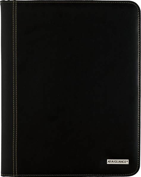 At A Glance Executive Monthly Padfolio 11 X 9 Black