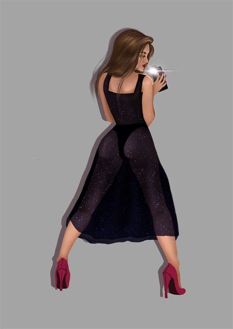 My Little Black Dress By Me Digitalart