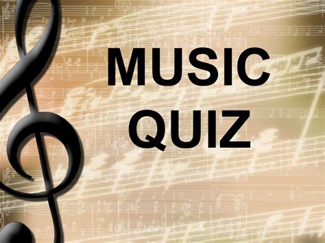 Music Quiz Online Presentation