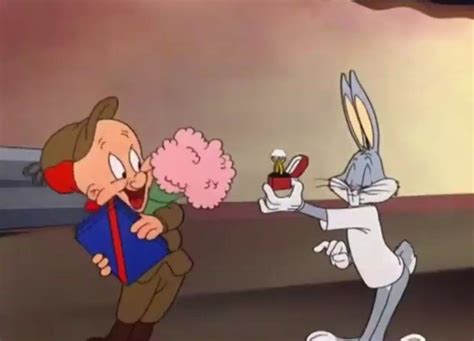 Elmer Fudd And Bugs Bunny In Rabbit Of Seville Looney Tunes Elmer Fudd