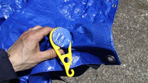 Saver Snaps Tarp Tie Down Hd They Work Great How To Video Anchors Youtube