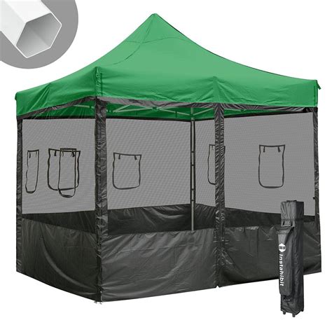 Instahibit X Ft Pop Up Canopy Tent Mesh Oxford Sidewalls