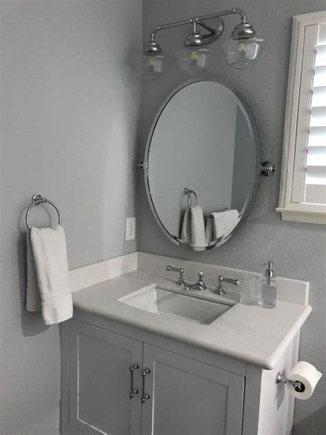Here are my favorite oval bathroom mirror ideas. Kensington Oval Pivot Mirror in 2020 | Bathroom ...