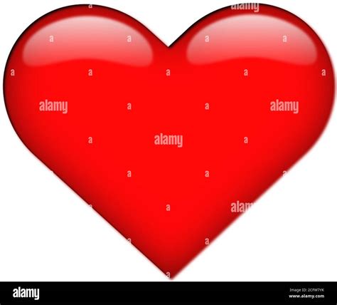 Single Red Heart Illustration Red Heart Icon Stock Photo Alamy