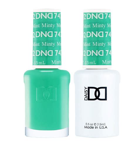 Dnd Nail Polish Gel Matching Lacquer Set Duo Minty Mint Walmart Com
