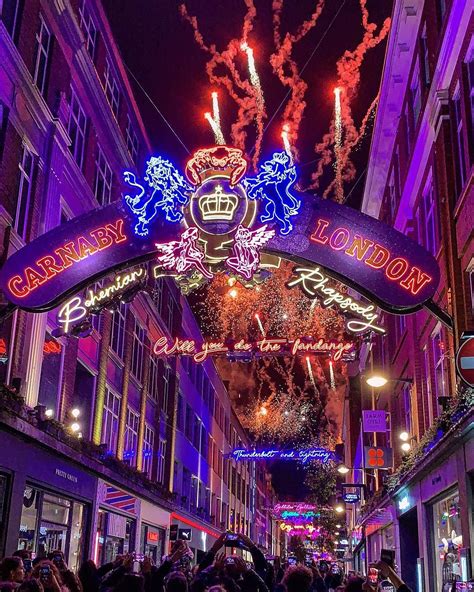 Carnaby Street The Historical Hot Spot Of Londons Soho Just Lit Up