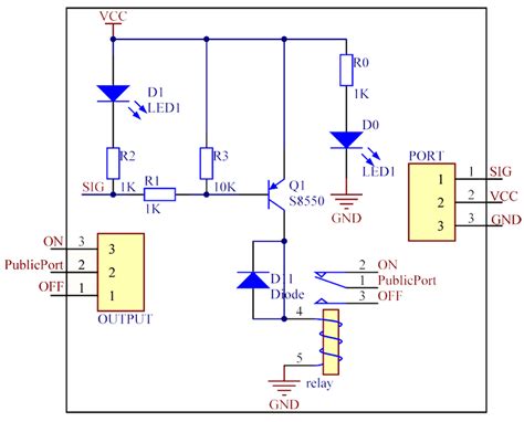 Arduino Relay Schematic Diagram Circuit Diagram