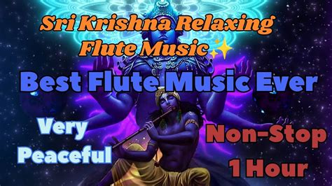 Sri Krishna Relaxing Flute Music Stress Reliefnonstop 1 Hourpeaceful