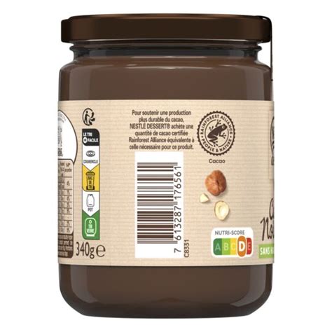 P Te Tartiner Cacao Noisette Nestle Dessert Le Pot De G Prix Carrefour