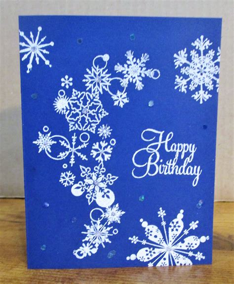 Pin By Jeanice Simono On Cards Cards Handmade Winter Birthday