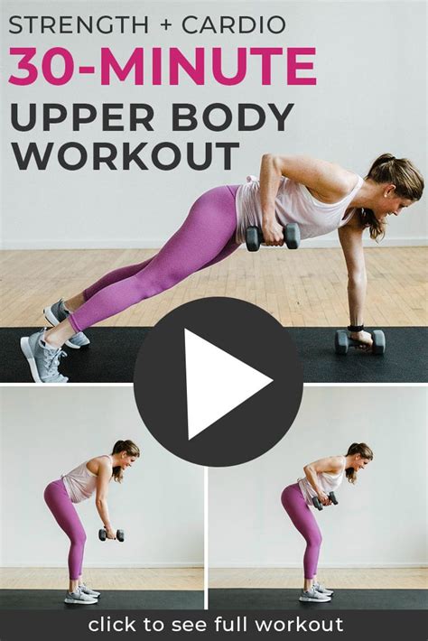 Arm Workout With Dumbbells Upper Body Workout For Women Nourish