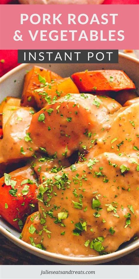 Season with salt and pepper. Instant Pot Pork Roast with Potatoes and Carrots is a ...