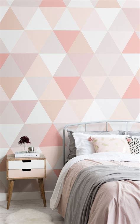 6 Geometric Wallpaper Ideas For A Bedroom Interior Hovia Wallpaper