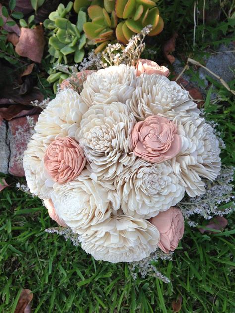 Handmade natural balsa wood flower wedding bouquet by reflect glamour. This item is unavailable | Etsy | Flower bouquet wedding ...