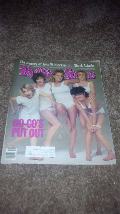The Go Gos Rolling Stone 1982 By Jerummages On Etsy