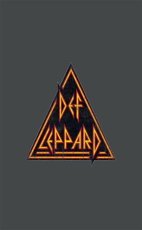 Def Leppard Distressed Logo Digital Art By Brand A Fine Art America