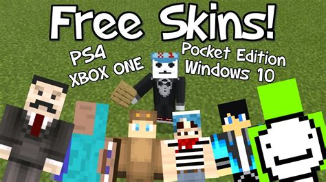 How To Get Free Custom Minecraft Bedrock Skins On All Consoles Ps4