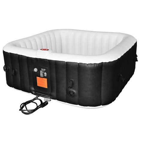 Buy Wejoy Portable Inflatable Outdoor Square Hot Tub Spa 75x75x28inch