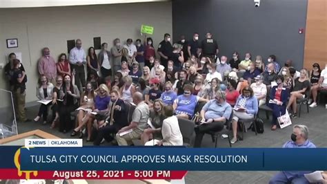 Tulsa City Council Approves Mask Resolution Youtube