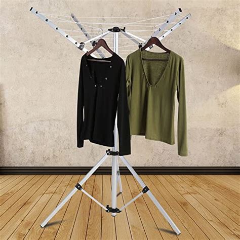 Zerone Freestanding Indooroutdoor Rotary Airer 4 Arms Rotary Airer