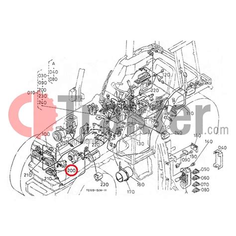 Fuse Dynamo 50a Original Kubota 35080 34530