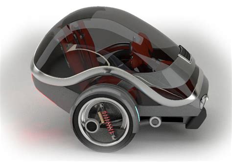 Gyro Two Wheeled Gyroscopically Stabilized Electric Vehicle By Carlos