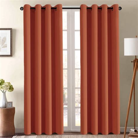 Burnt Orange Colored Curtains Curtains And Drapes