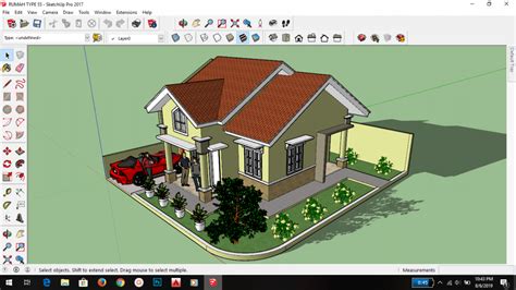 Sketchup adalah aplikasi untuk membuat sebuah desain rumah sendiri dengan mudah dan tidak perlu banyak bimbingan. Inspirasi Desain Rumah Sederhana Sketchup Trend Masa Kini ...