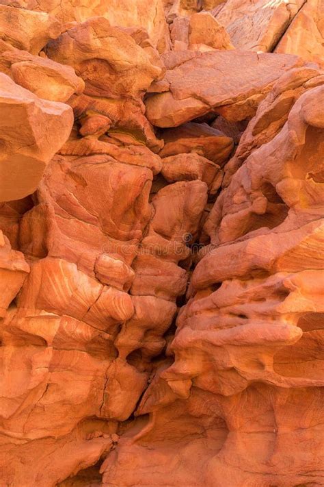 Coloured Canyon Is A Rock Formation On South Sinai Desert Rocks Of