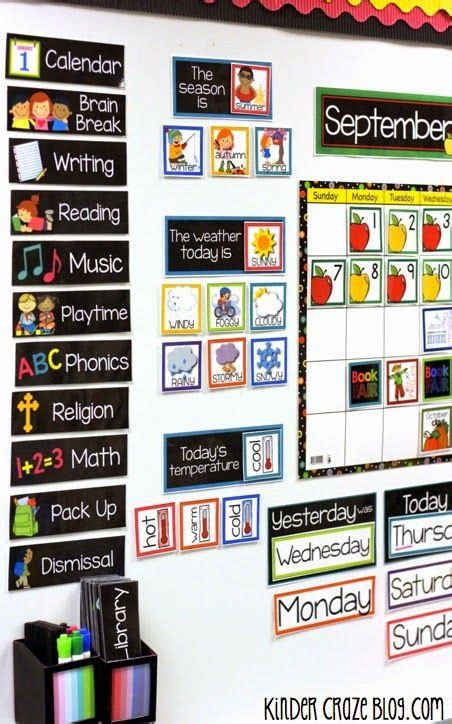 Teaching With My Classroom Calendar Classroom Calendar Primary