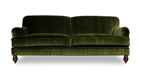 Shop velvet fabric for every creative craft project. Basel Tight Back English Roll Arm Sofa in Moss Green ...