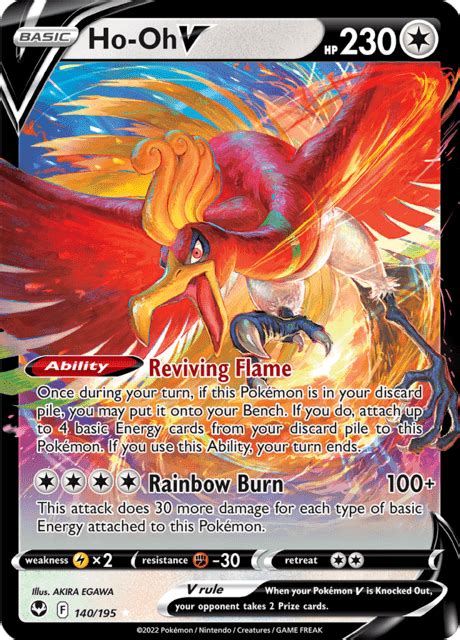 Ho Oh V Silver Tempest Sit Limitless