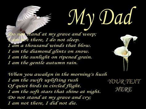 Dad Memorial Quotes Funeral Quotesgram