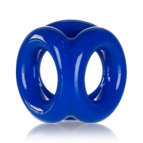Oxballs Atomic Jock Tri Sport 3 Ring Sling Police Blue On Gay Sex Toys For Men Gay Dildos And