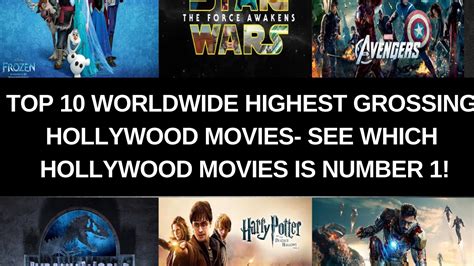 Top 10 Worldwide Highest Grossing Hollywood Movies Hollywood Movies