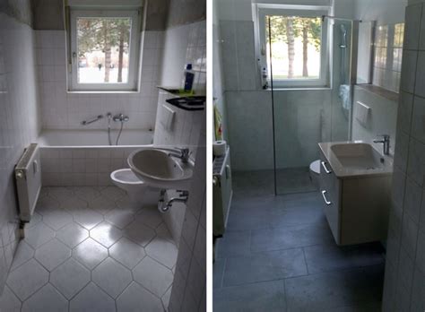 Badumbau Vorher | Nachher Bilder - Barrierefreies Badezimmer | esycor GmbH