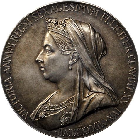 Great Britain Victoria Diamond Jubilee Silver Medal 1897 London
