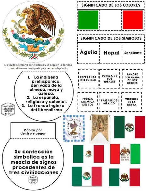 Espectacular Y Genial Lapbook Para El Día De La Bandera De México