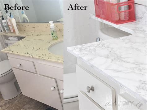 Contact Paper Countertop Before And After Anikas Diy Life