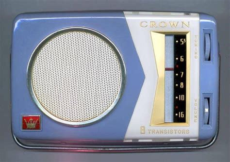 1959 Crown Tr 800 Coatpocket Transistor Radio Radio Record Player