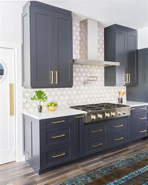 Kitchen Design Ideas Blue Cabinets Kitchen Info