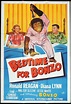 BEDTIME FOR BONZO Original One sheet Movie Poster Ronald Reagan Diana ...
