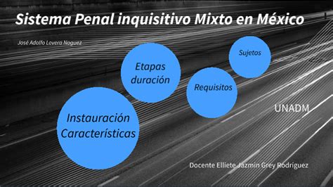 Sistema Penal Inquisitivo Mixto En México By José Lovera On Prezi