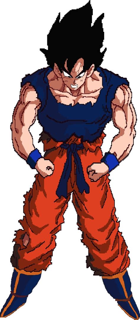 Son Goku Pixel Art Pixel Art Goku Son Goku