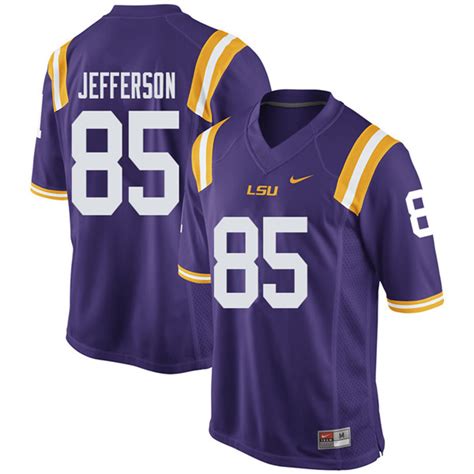 Justin Jefferson Jersey Official Lsu Tigers College Football Jerseys Sale Online Store