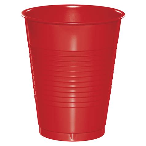 Classic Red 16 Oz Plastic Cups 150 Count For 150 Guests